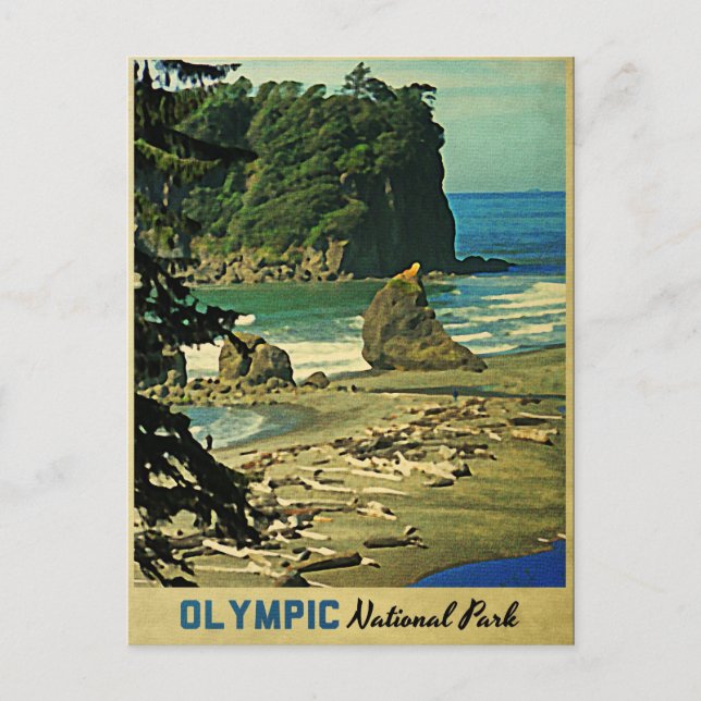 Olympic National Park Postcard (Front)