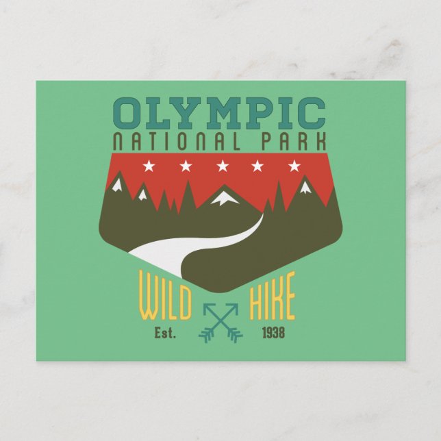 Olympic National Park Postcard (Front)