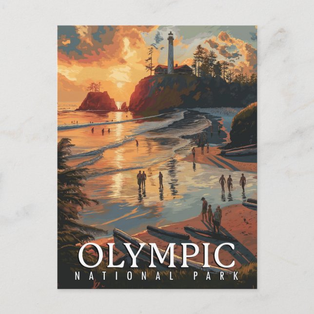 Olympic National Park Postcard (Front)