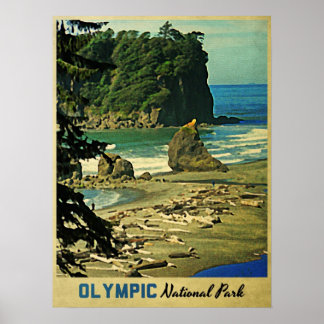 Olympic National Park Poster