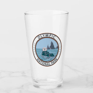 Olympic National Park Sea Otter Circle Glass
