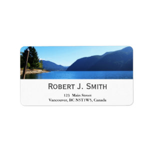 Olympic National Park, Seattle, U.S.A. Label