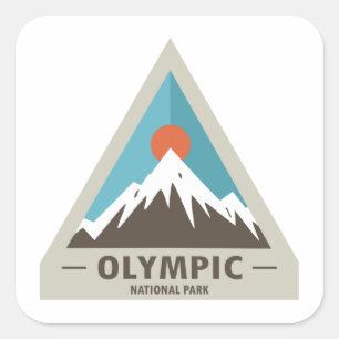 Olympic National Park Square Sticker