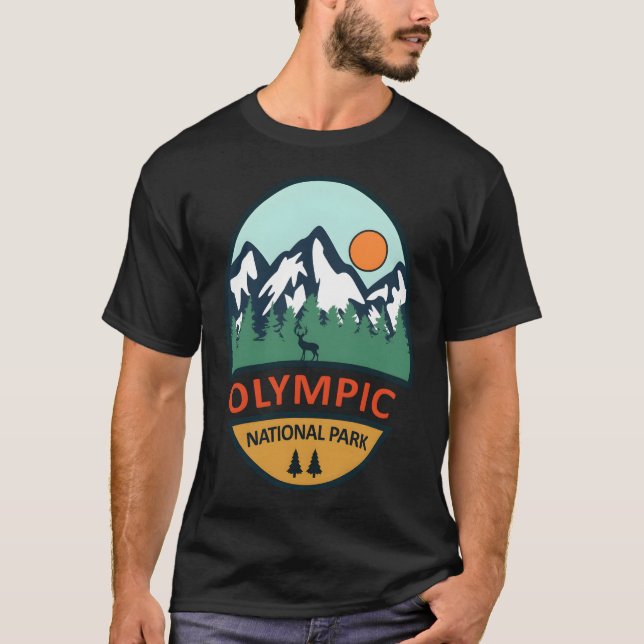 Olympic National Park  T-Shirt (Front)