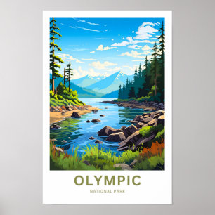 Olympic National Park Travel Print