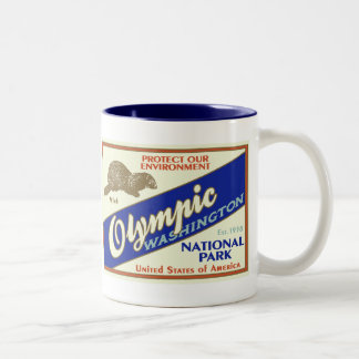 Olympic National Park Two-Tone Coffee Mug