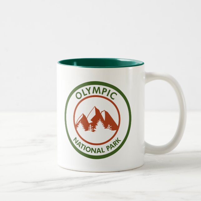 Olympic National Park Two-Tone Coffee Mug (Right)