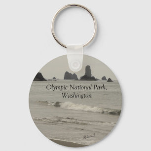 Olympic National Park Washington Beach Photo Key Ring