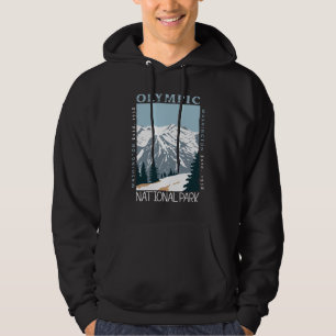 Olympic National Park Washington Distressed Hoodie