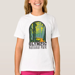Olympic National Park Washington Hoh Rainforest T- T-Shirt