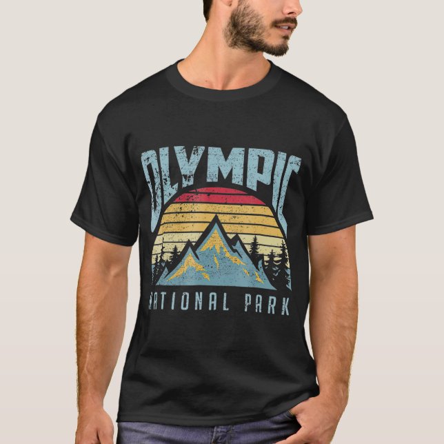 Olympic National Park Washington  Mountains T-Shirt (Front)