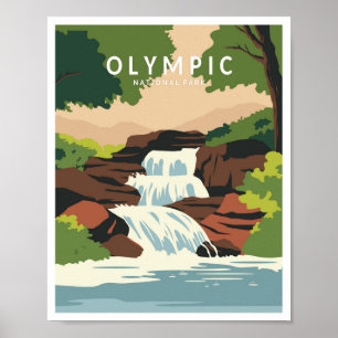 Olympic National Park Washington Poster