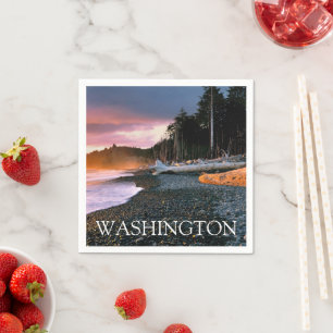 Olympic National Park Washington State Napkin