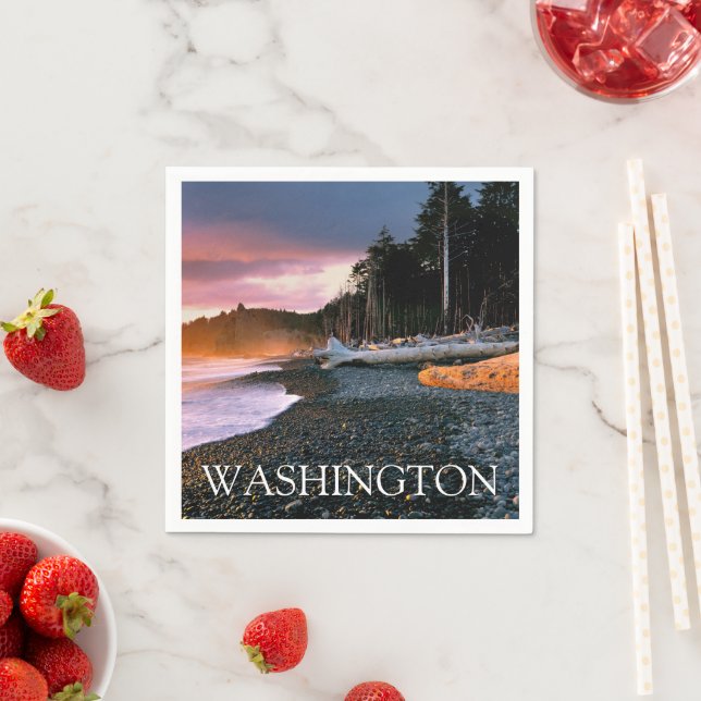 Olympic National Park | Washington State Napkin (Insitu)