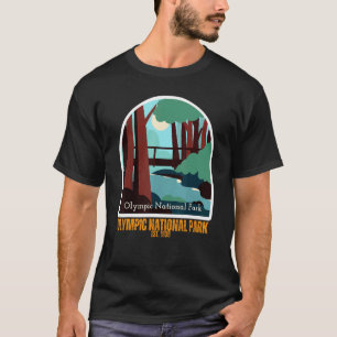 Olympic National Park Washington State Souvenir T-Shirt