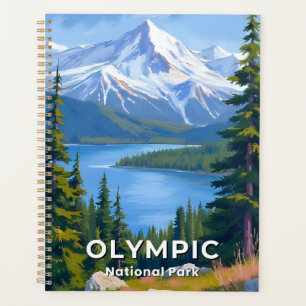 Olympic National Park Washington Travel Art Planner