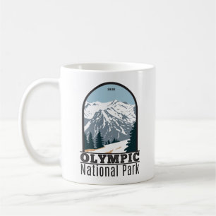 Olympic National Park Washington Vintage Coffee Mug