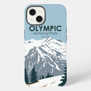 Olympic National Park Washington Vintage iPhone 13 Case