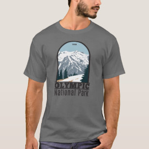 Olympic National Park Washington Vintage T-Shirt
