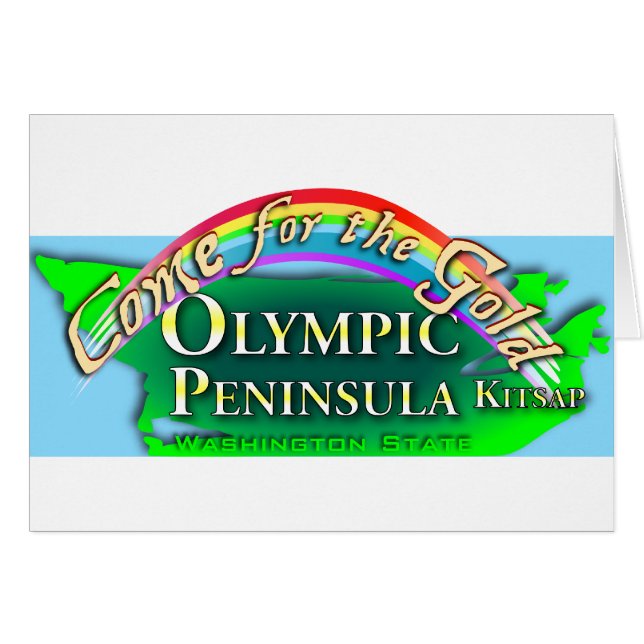 Olympic Peninsula - Come for the Gold (Front Horizontal)
