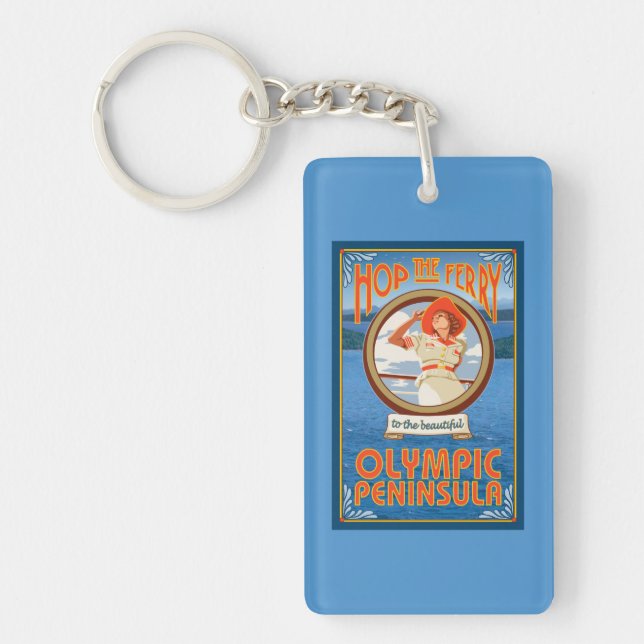 Olympic Peninsula, WashingtonHop the Ferry Key Ring (Front)