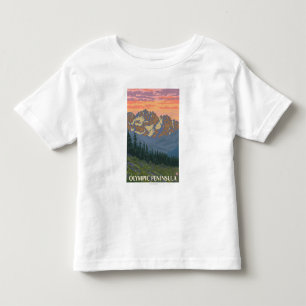 Olympic Peninsula, WashingtonSpring Flowers Toddler T-Shirt