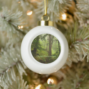 Olympic Rainforest Photo Ornament