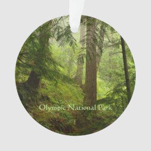 Olympic Rainforest Photo Ornament