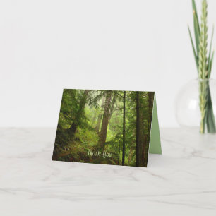 Olympic Rainforest Photo Thank You Card