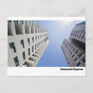 Olympic residence Cyprus Limassol city architectur Postcard
