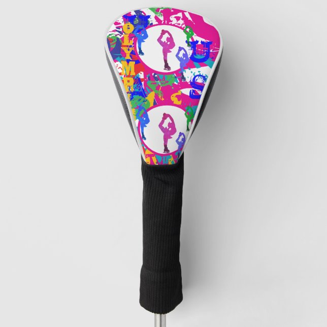 OLYMPIC SKATING  GOLF HEAD COVER (Front)