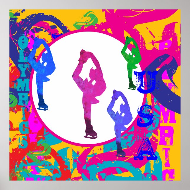 OLYMPIC SKATING  POSTER (Front)