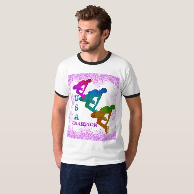 OLYMPIC SKATING  T-Shirt (Front Full)