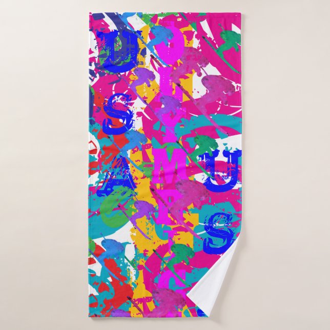 OLYMPIC SKIING BATH TOWEL SET (Bath Towel)