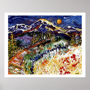 Olympic Sunset Poster