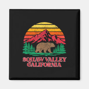 Olympic valley california grizzly bear vintage magnet
