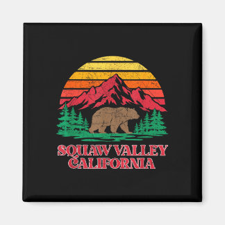 Olympic valley california grizzly bear vintage magnet