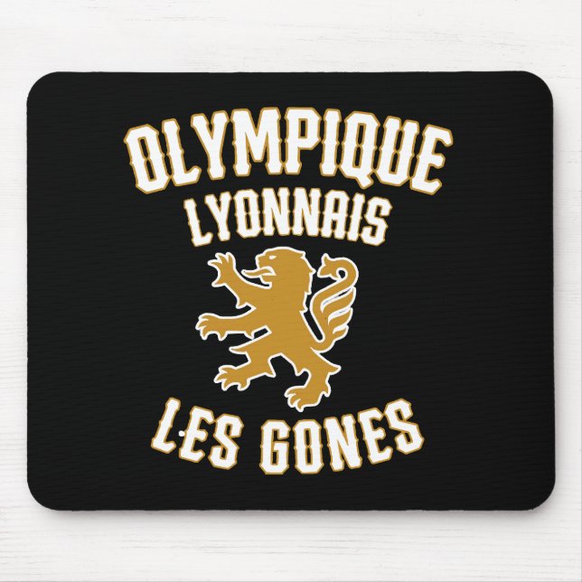 Olympique Lyonnais Les Gones Mouse Mat (Front)