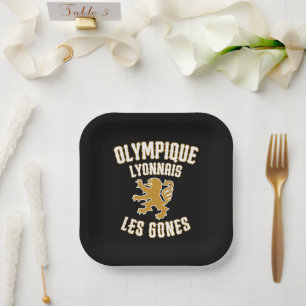 Olympique Lyonnais Les Gones Paper Plate