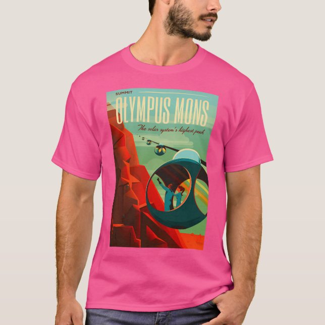 Olympus Mons - Space Travel T-Shirt (Front)