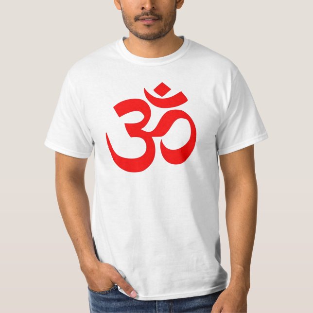 Om (ॐ) - Hindu and Buddhist Symbol T-Shirt (Front)