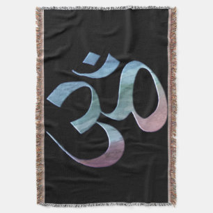Om 1 throw blanket