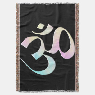 Om 2 throw blanket