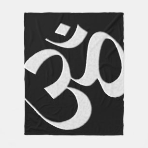 Om 3 fleece blanket