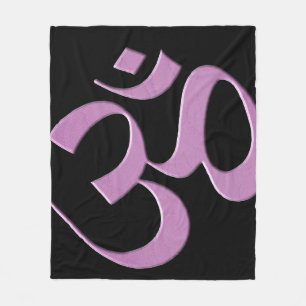 Om 5 fleece blanket