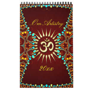 OM Artistry Yoga New Age Meditational Calendars