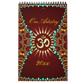 OM Artistry Yoga New Age Meditational Calendars