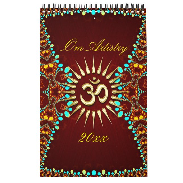OM Artistry Yoga New Age Meditational Calendars (Cover)
