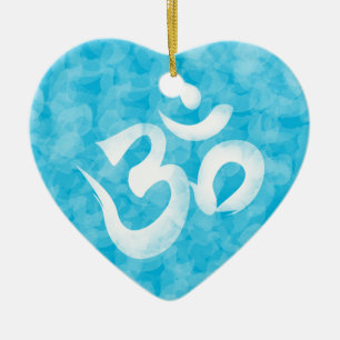 Om / Aum Ceramic Tree Decoration