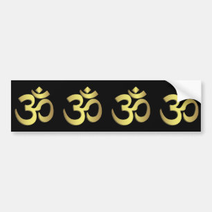 Om ( Aum ) Namaste yoga symbol Bumper Sticker